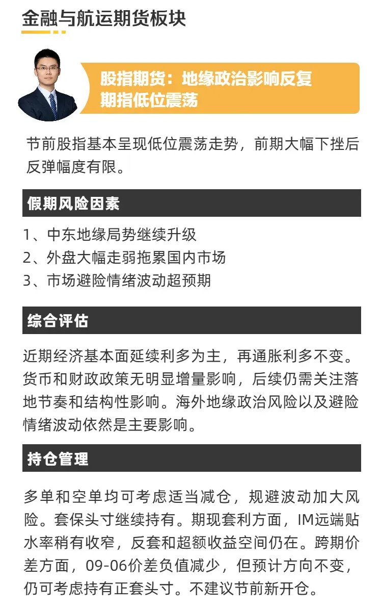 假期来临 局势动荡!市场风险如何应对?