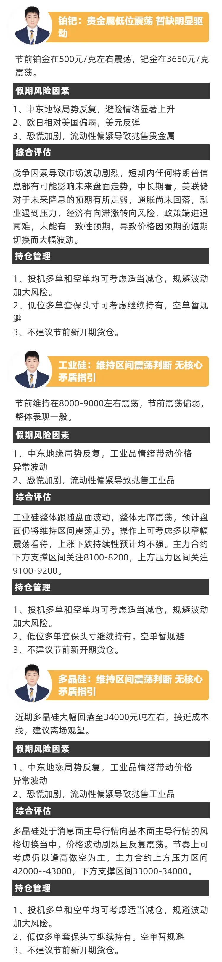 假期来临 局势动荡!市场风险如何应对?