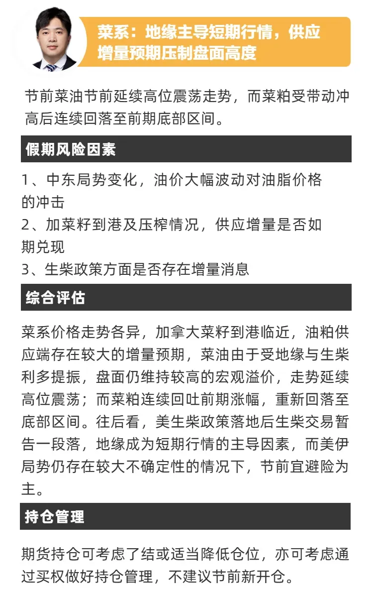 假期来临 局势动荡!市场风险如何应对?