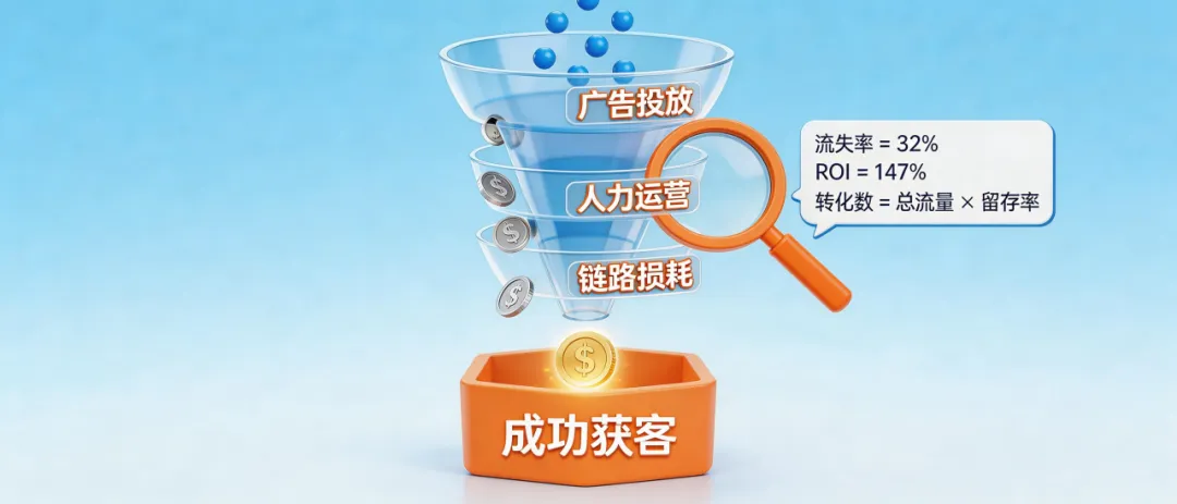 引流成本管控:如何测算你的私域获客盈亏线?