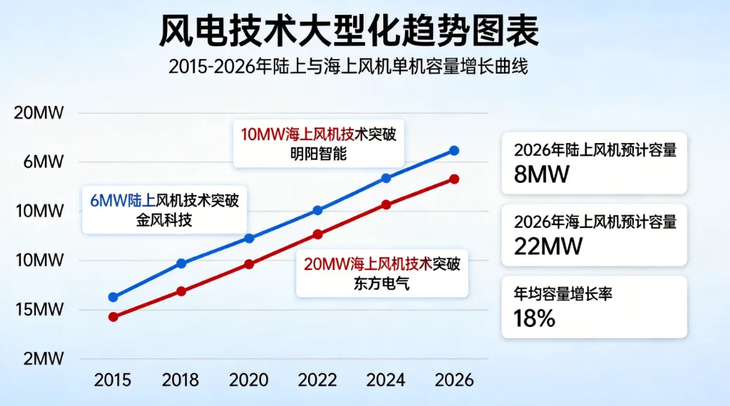 中国风电技术革命与全球市场格局:已跻身世界先进行列