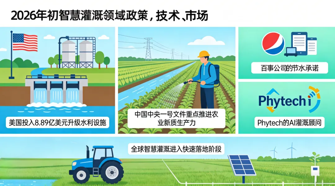 智慧灌溉进入加速落地期!8大核心动态+市场数据解析
