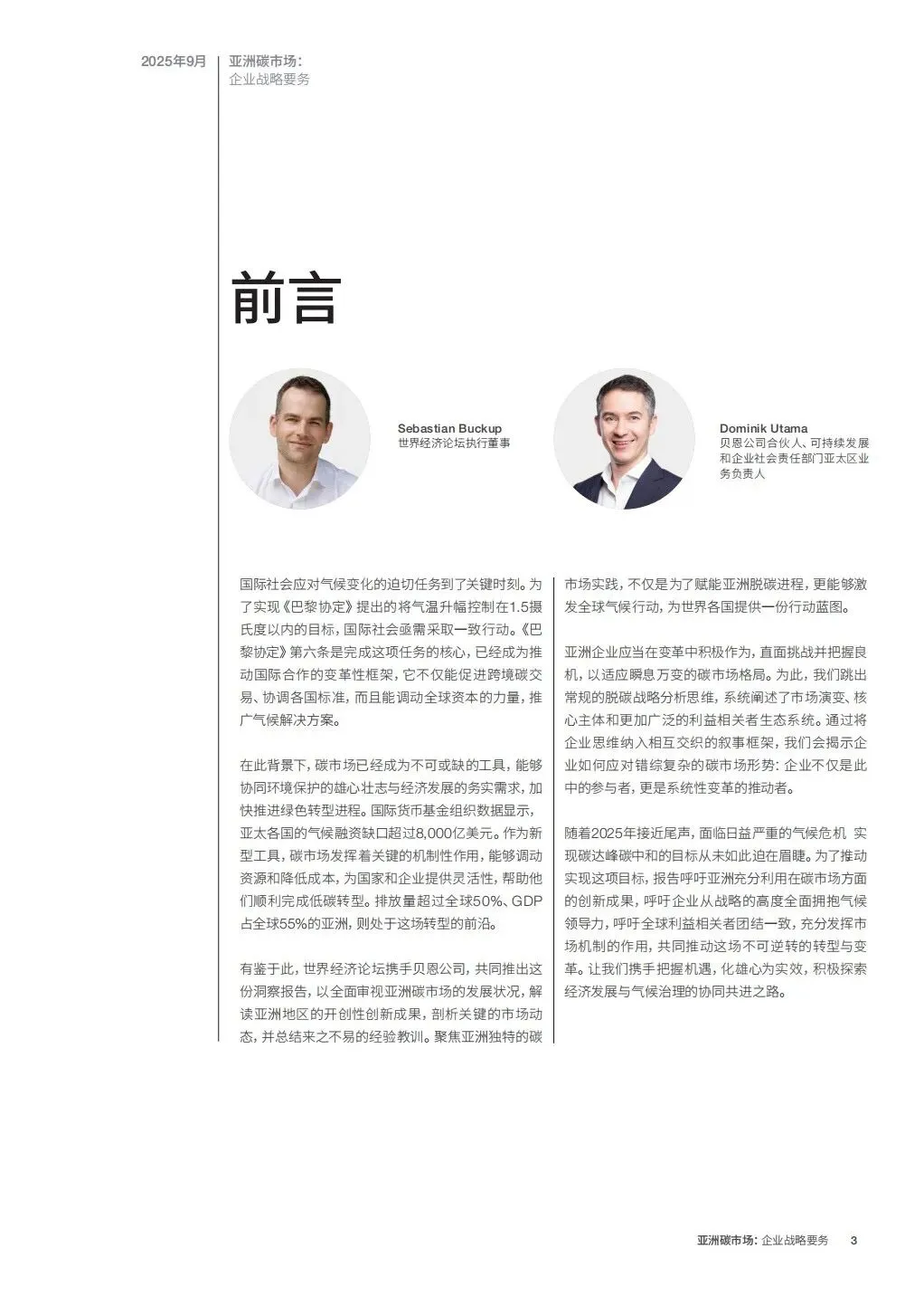 亚洲碳市场企业战略