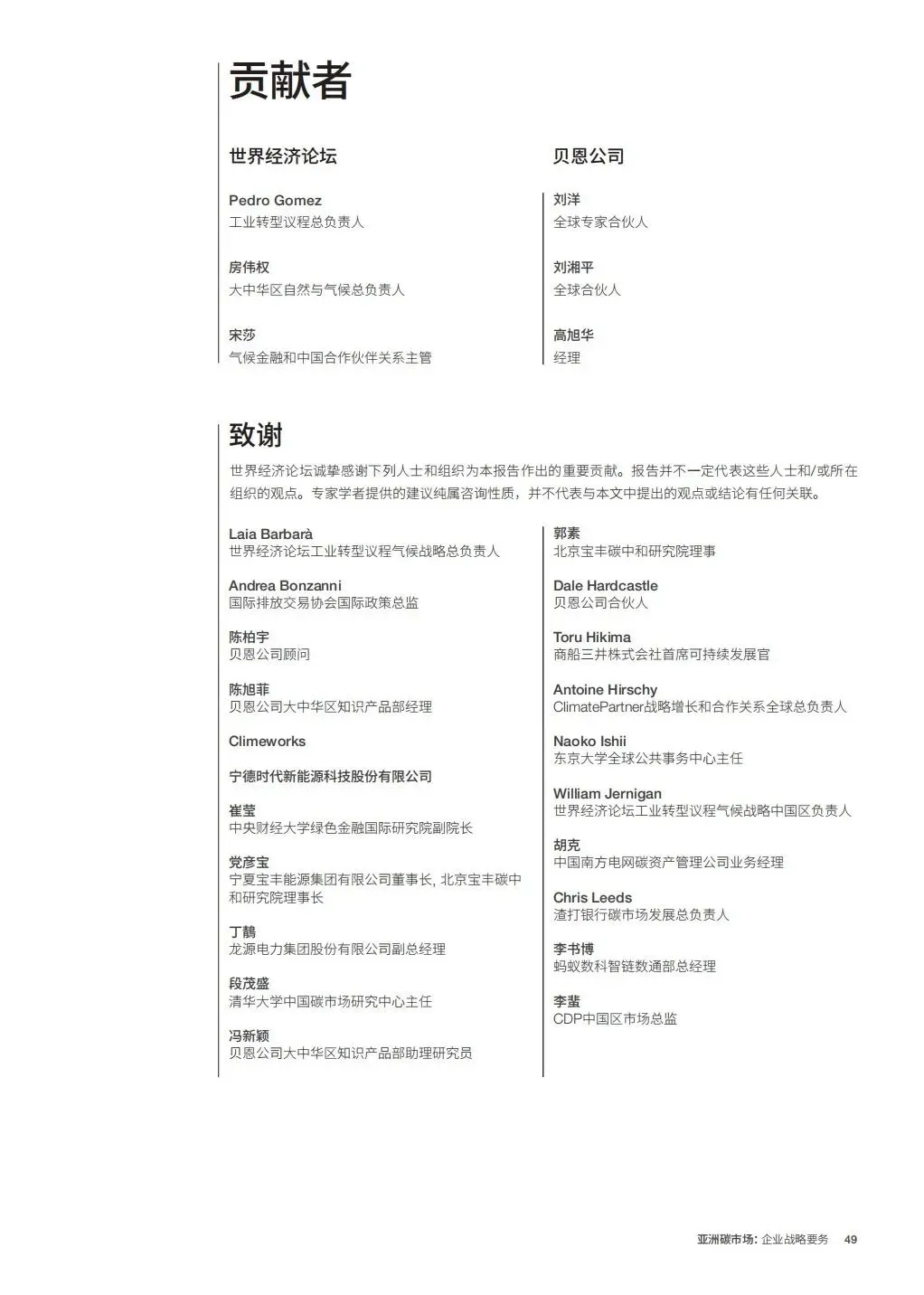 亚洲碳市场企业战略