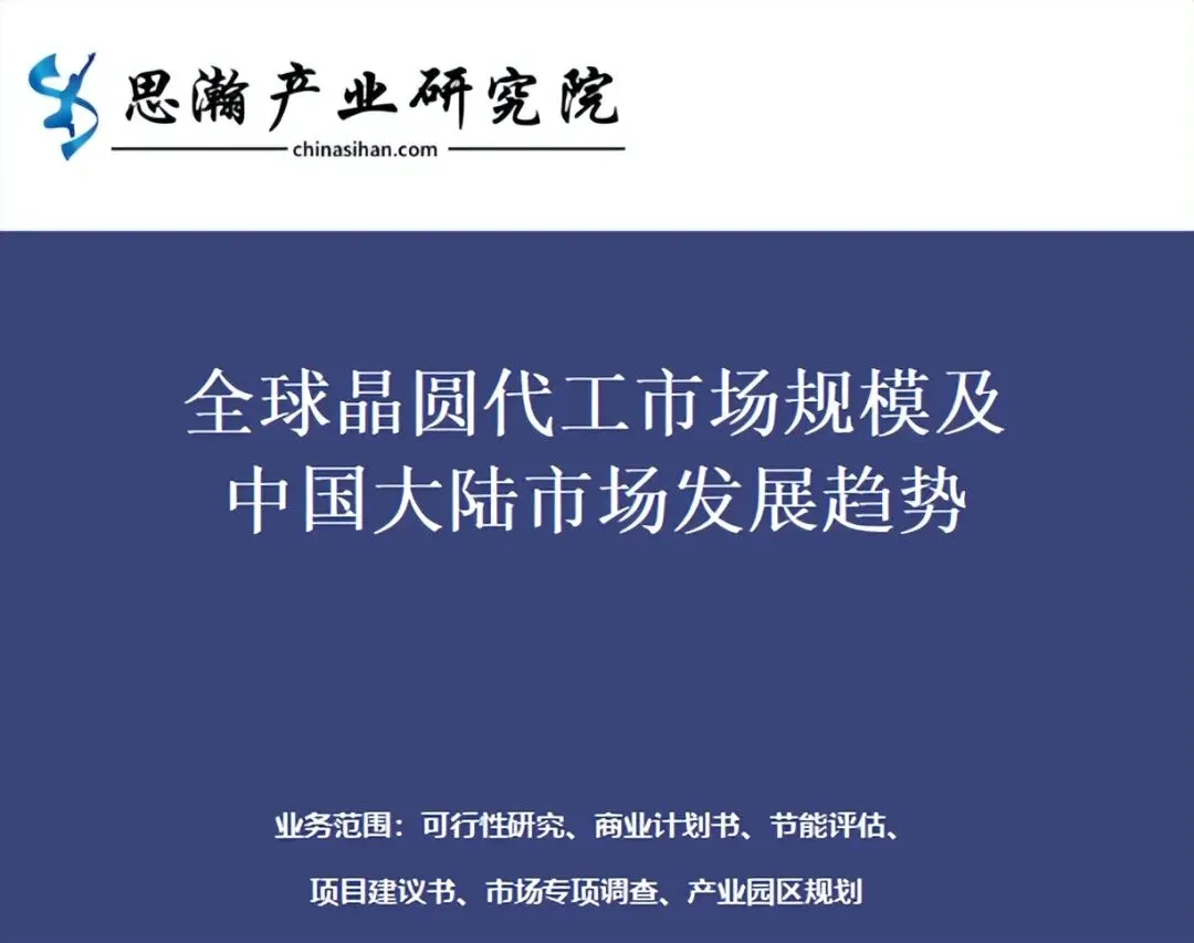 全球晶圆代工市场规模及中国大陆市场发展趋势
