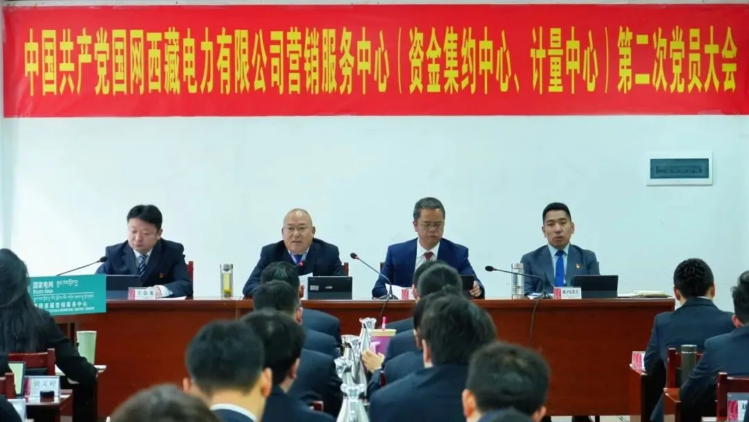 中国共产党国网西藏营销服务中心第二次党员大会顺利召开