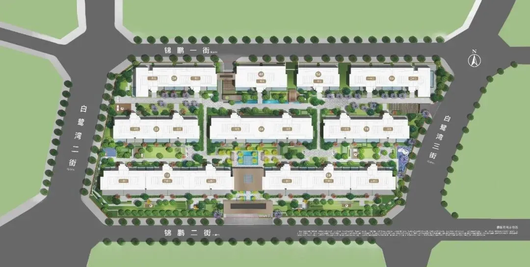 成都【鹭湾1号】营销中心官方电话-金融城东·白鹭湾主场-双首层创新底跃洋房-建面约364-445㎡光影跃墅