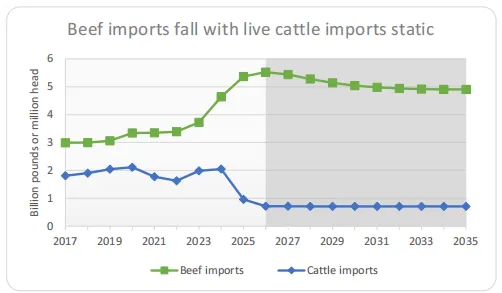 美国牛肉市场2026-2035年展望:2026年是未来10年最高点,高价格、低供应与进口依赖的博弈