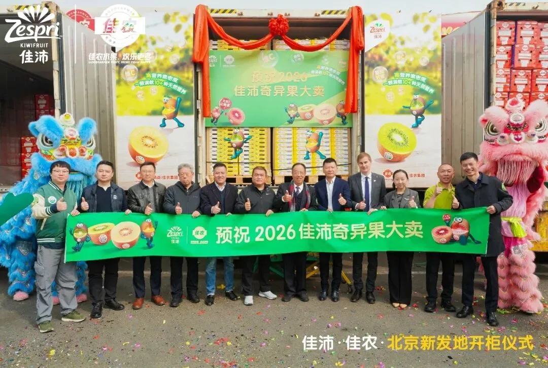 【市场新闻】年度如约!2026佳沛奇异果开柜盛典新发地启幕