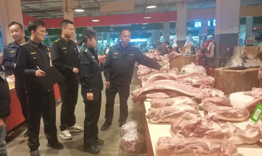环食药大队联合市场监督管理局开展肉制品安全专项检查 筑牢食品安全防线