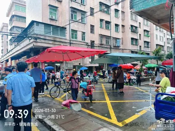 开平这些市场乱搭乱建、摊贩占道?!整治…