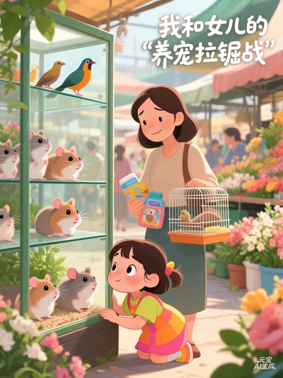 花鸟市场的仓鼠:我和女儿的“养宠拉锯战”