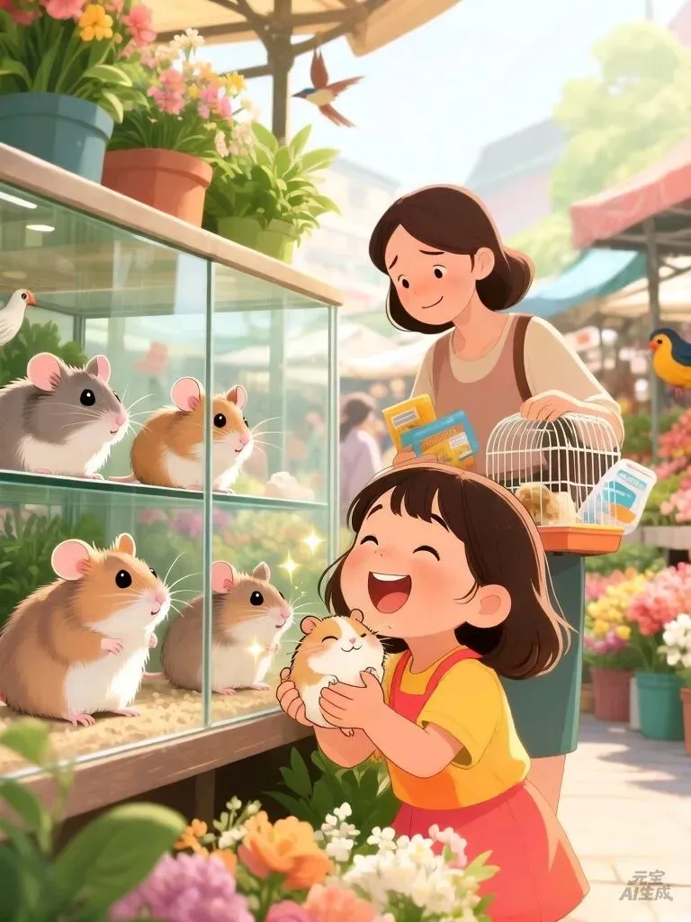 花鸟市场的仓鼠:我和女儿的“养宠拉锯战”