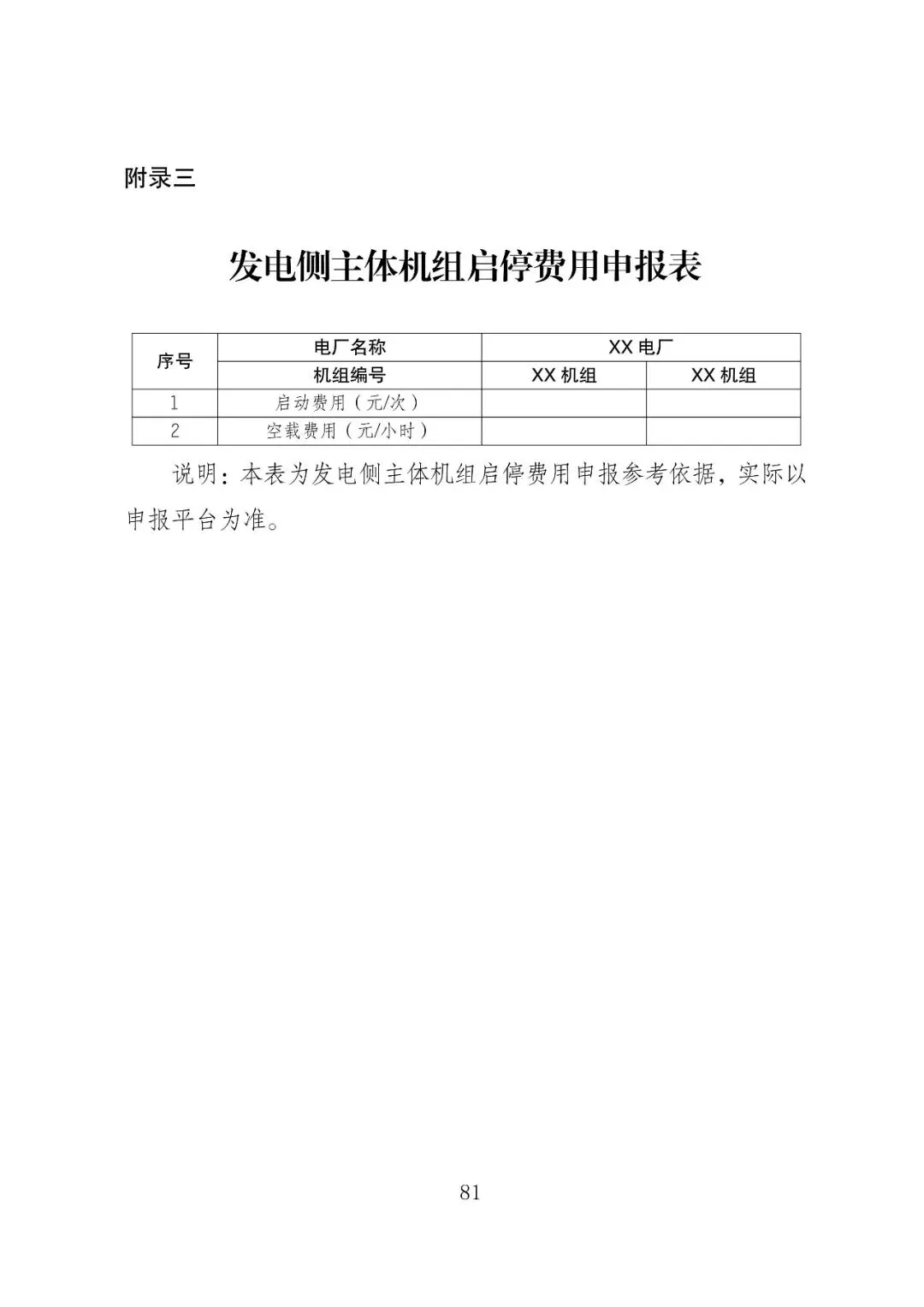 福建政策 | 福建电力市场现货交易实施细则(2026年修订版):参与启动补偿费用计算的为 A 类发电侧主体