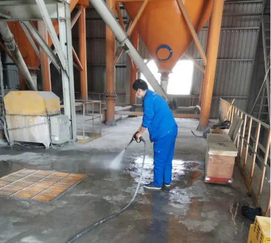 【市场质安站】组织商混检测企业深入开展爱国卫生运动