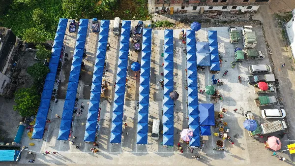 下班~~我想去佛冈市场买菜!