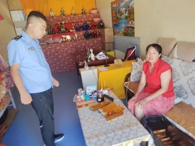 迅速出击!区市场局全力开展文明祭祀专项整治行动