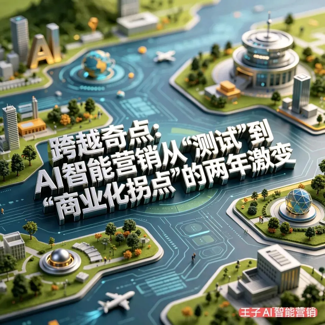 跨越奇点:AI智能营销从“测试”到“商业化拐点”的两年激变
