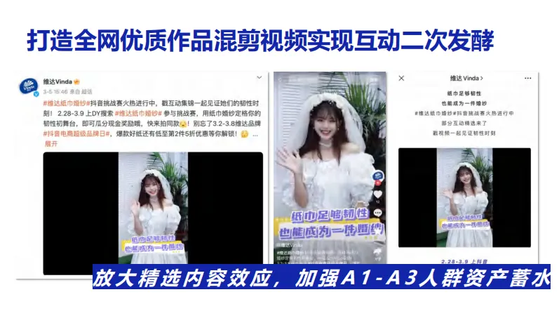 品效合一模型!维达抖音超品日营销结案