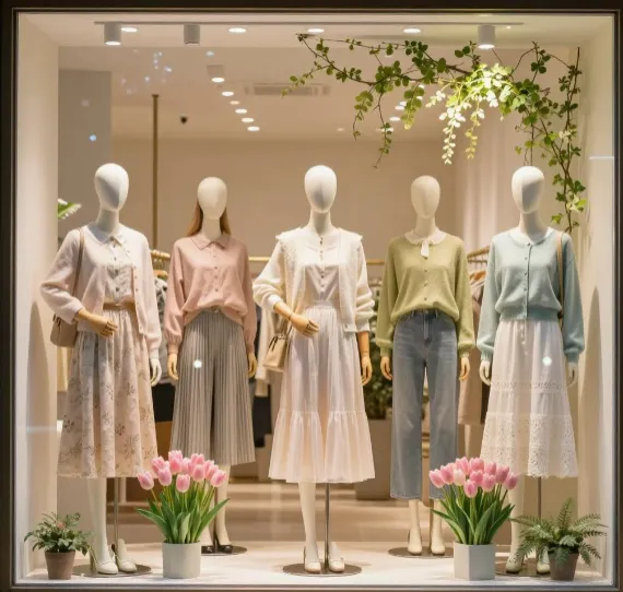 女装4月营销计划模板