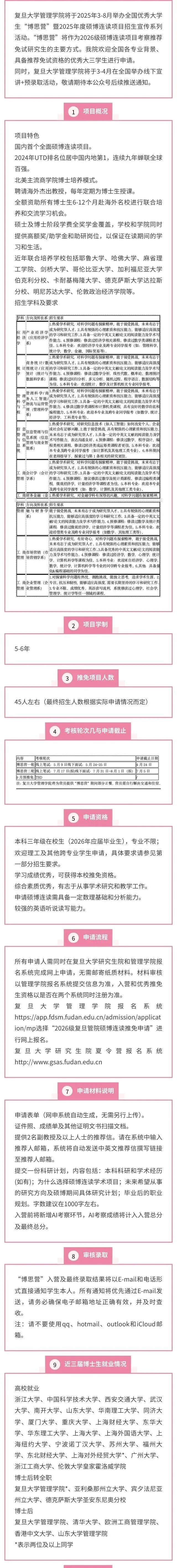 保研经验|复旦大学管理学院营销硕博方向2025博思营独家项目解析