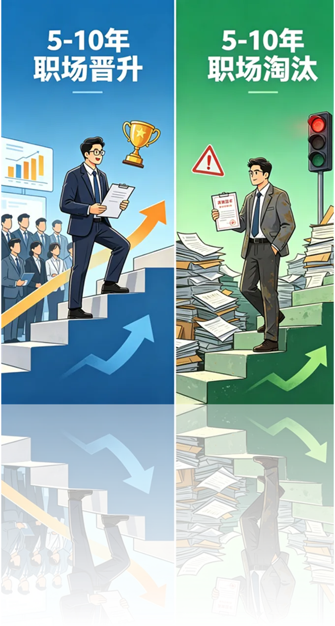 三年,五年,十年是职场成长周期,还是市场淘汰周期