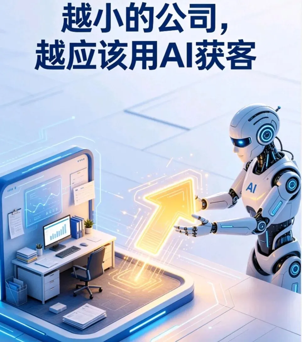 为什么越小的公司,越应该用AI获客?