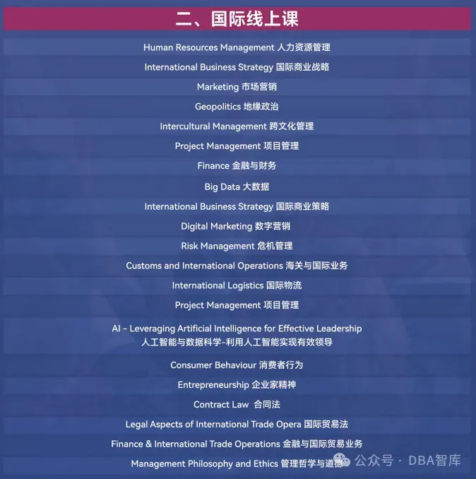 巴黎学院硕士(工商管理、市场营销、人工智能、心理学方向)