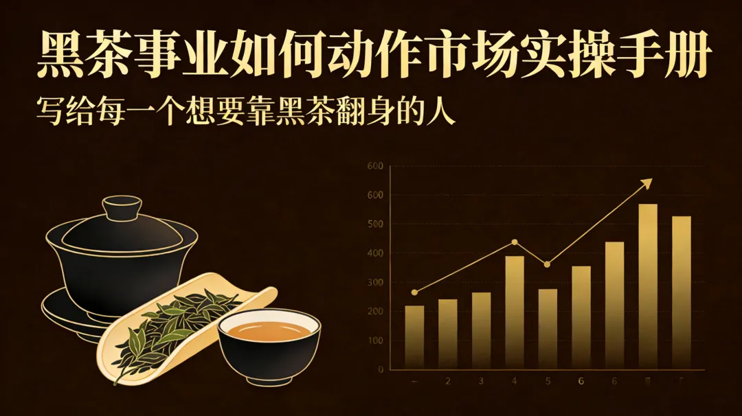 黑茶事业如何动作市场实操手册——写给每一个想要靠黑茶翻身的人