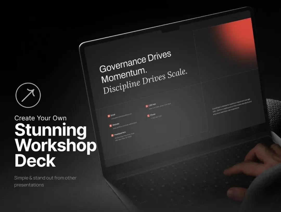 【PPT】25页极简市场营销VI品牌指南项目宣传幻灯片PPT演示文稿Figma模板-第10913期-