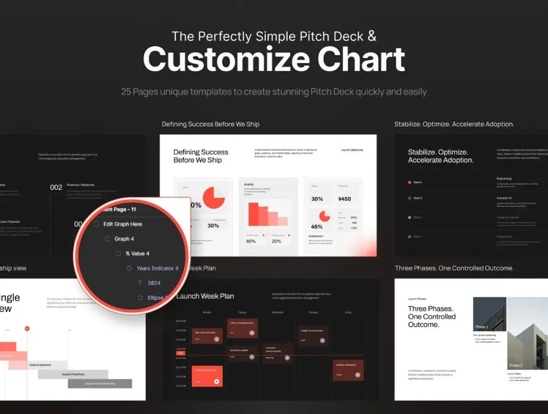【PPT】25页极简市场营销VI品牌指南项目宣传幻灯片PPT演示文稿Figma模板-第10913期-