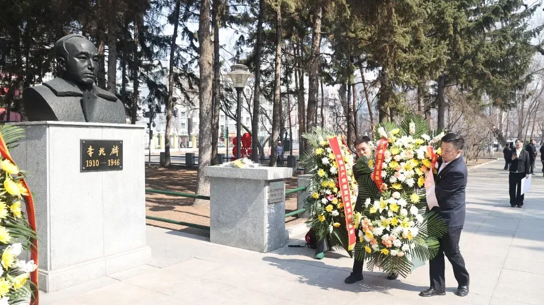 祭先烈英魂 传红色基因—哈药营销开展清明祭扫主题党日活动