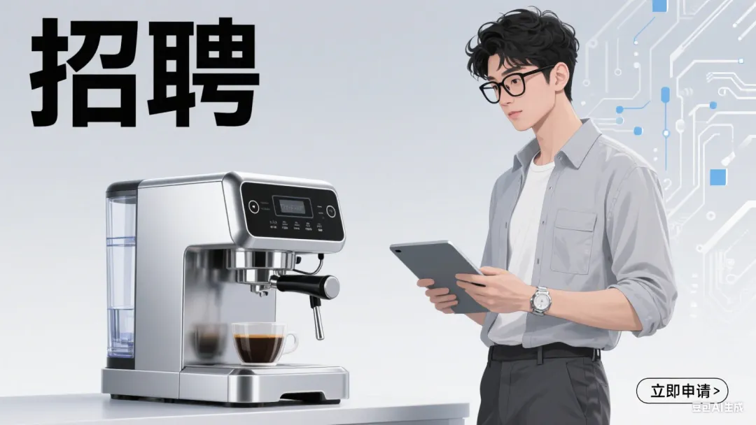 招聘|海外营销总监,30-60K·掌舵咖啡机出海新征程