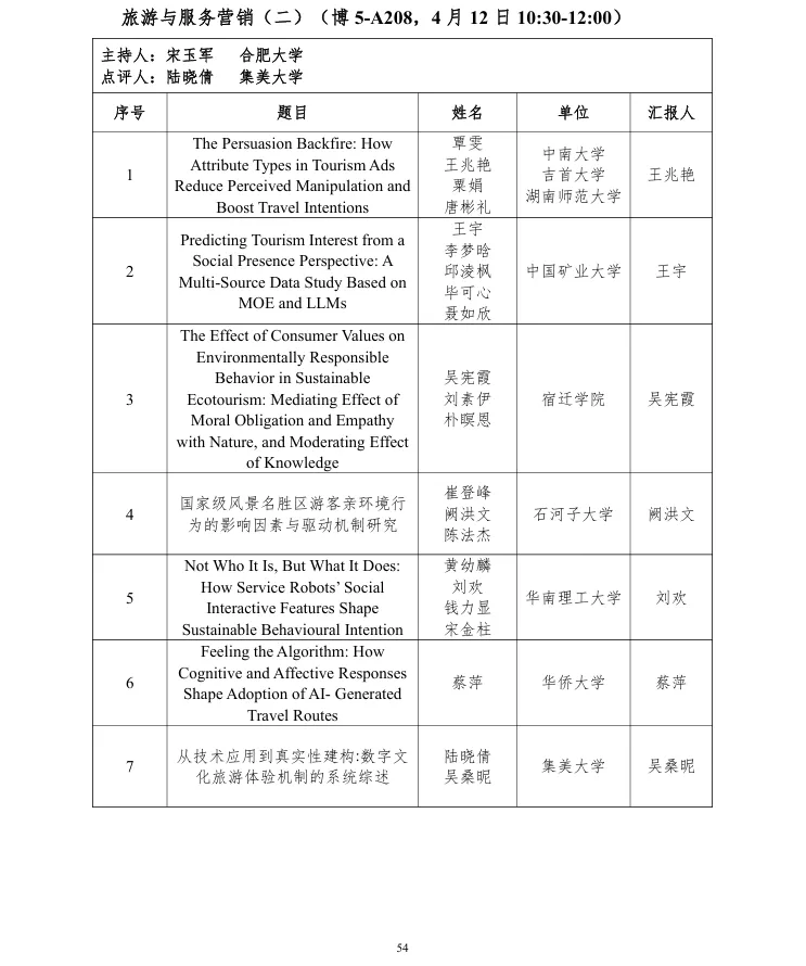 第十届营销科学与创新国际会议手册