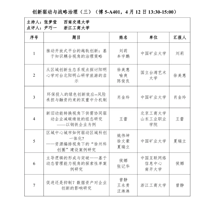 第十届营销科学与创新国际会议手册