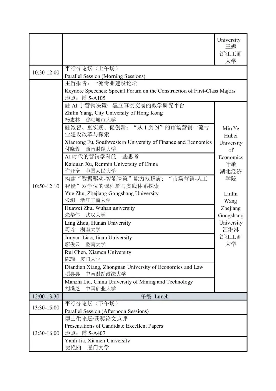 会议议程丨第十届营销科学与创新国际会议(MSI 2026))