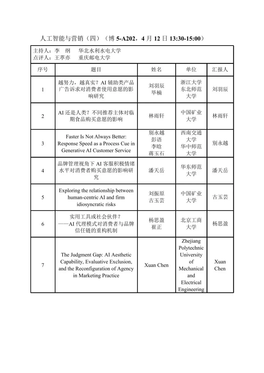 会议议程丨第十届营销科学与创新国际会议(MSI 2026))