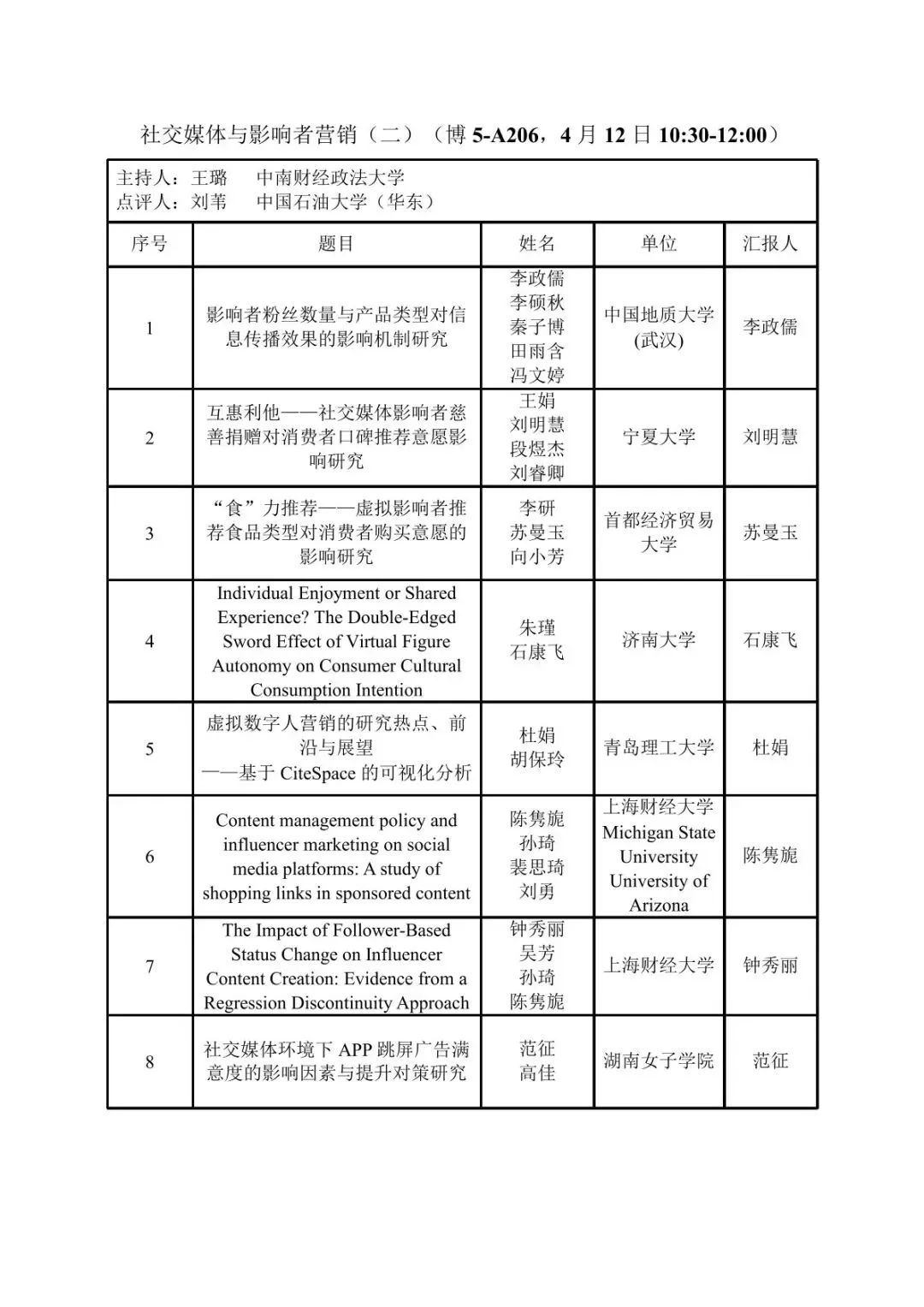 会议议程丨第十届营销科学与创新国际会议(MSI 2026))