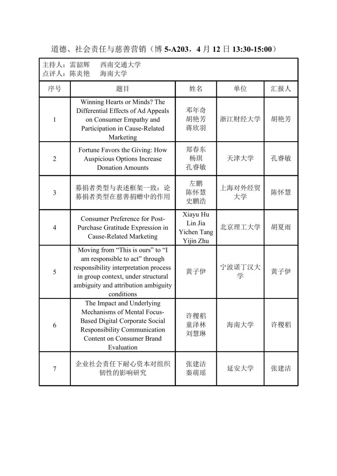 会议议程丨第十届营销科学与创新国际会议(MSI 2026))