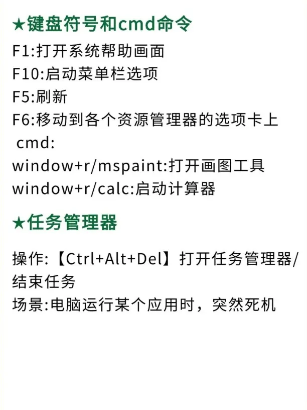 新手电脑知识扫盲!超实用基础操作合集