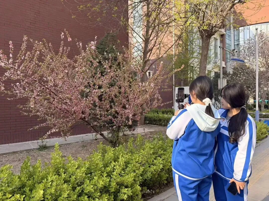 校园春正好 芳华启新程丨新媒体营销社团开展校园摄影活动