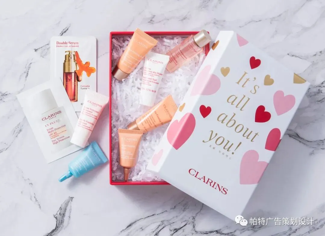 帕特出品 法国奢侈化妆品娇韵诗 节日营销视觉包装案例