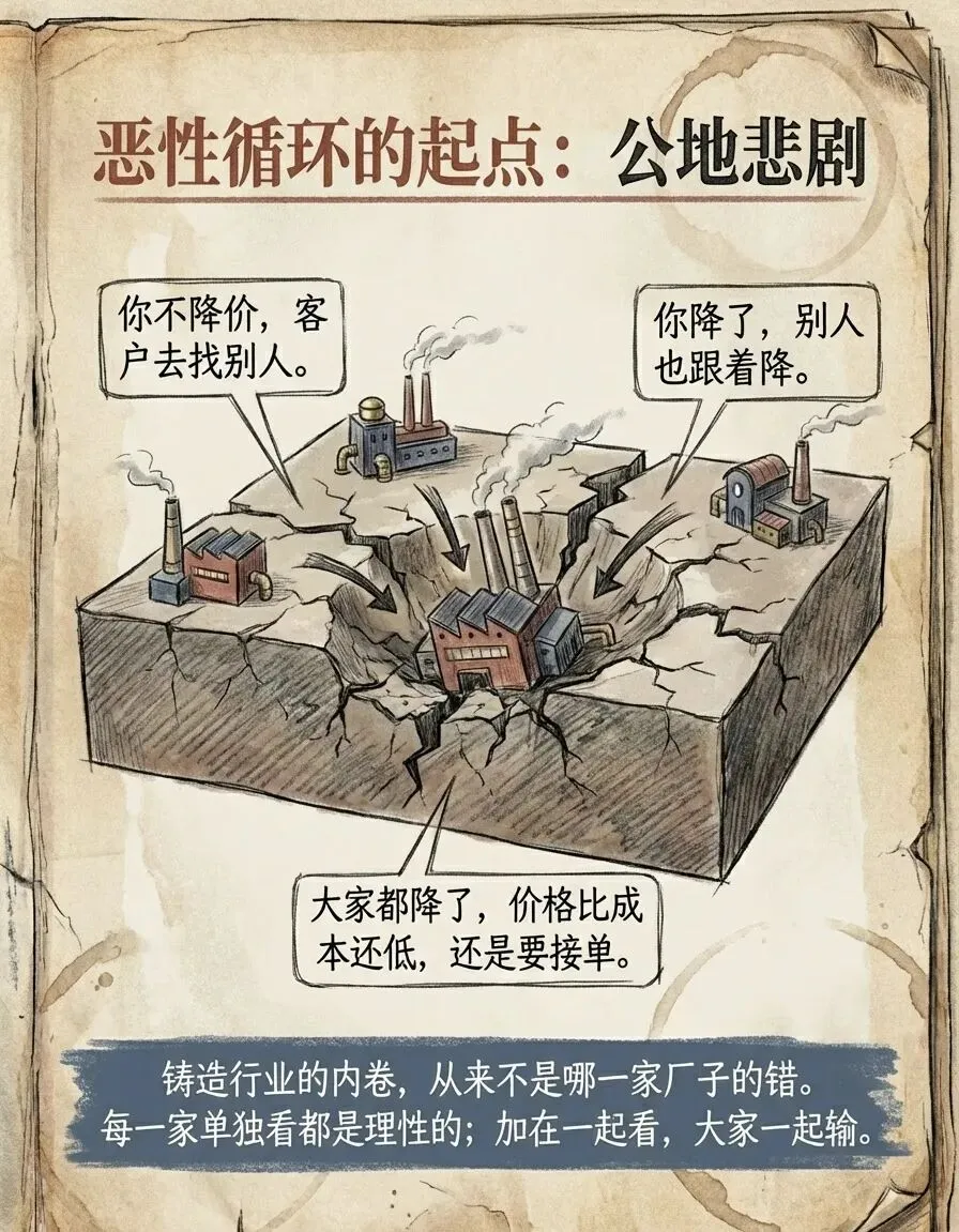 铸造厂的内卷,不是市场问题,是活法问题