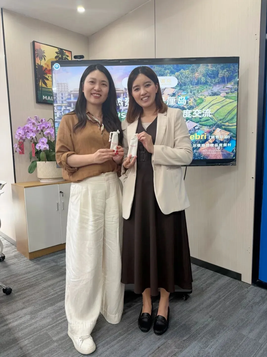 巴厘岛两大顶奢酒店销售总监到访Vee奢国际,共话高奢度假新未来