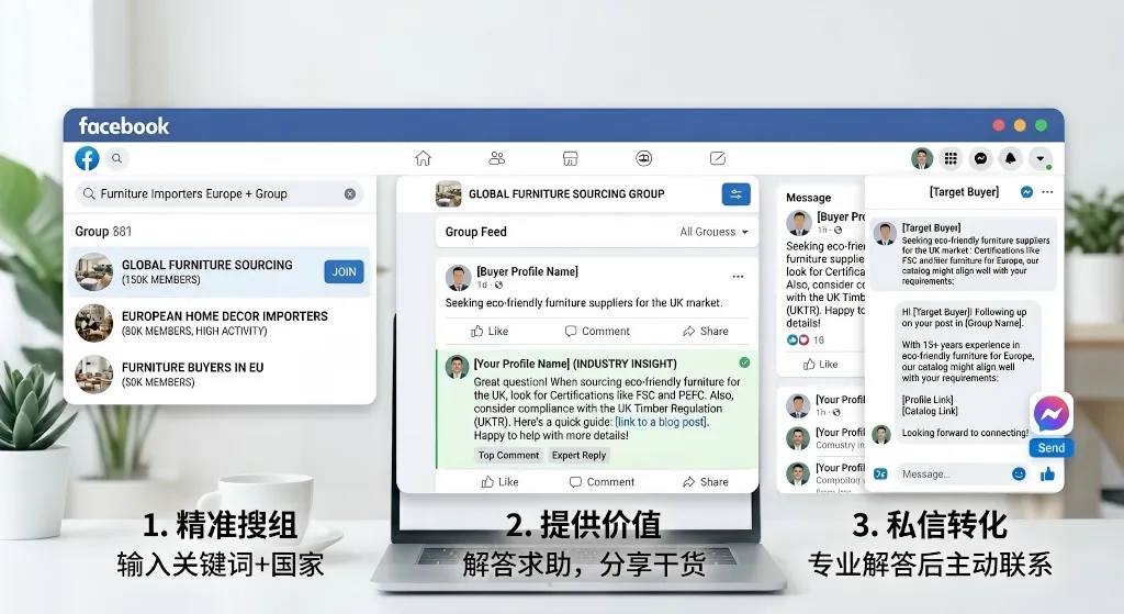 Facebook获客指南:4大方法精准开发海外客户