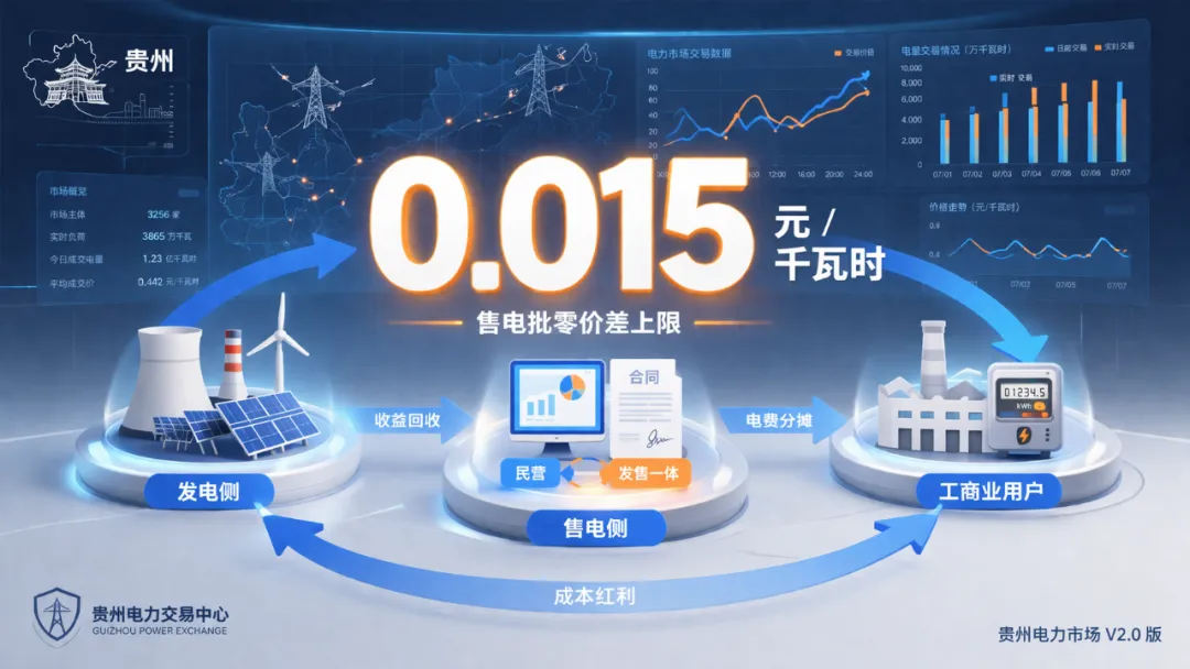 贵州电力市场0.015元/千瓦时限价落地,民营售电公司如何走出生存困境?