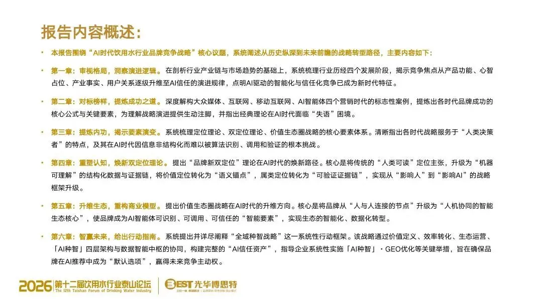 告别传统营销!饮用水竞争进入 AI 决策时代,品牌的 “认知主权” 争夺战已打响