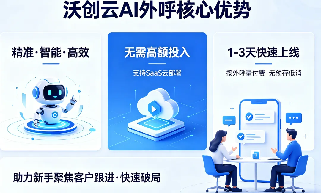 新手必看|获客成本高到哭?沃创云AI机器人外呼真能帮你省一半钱