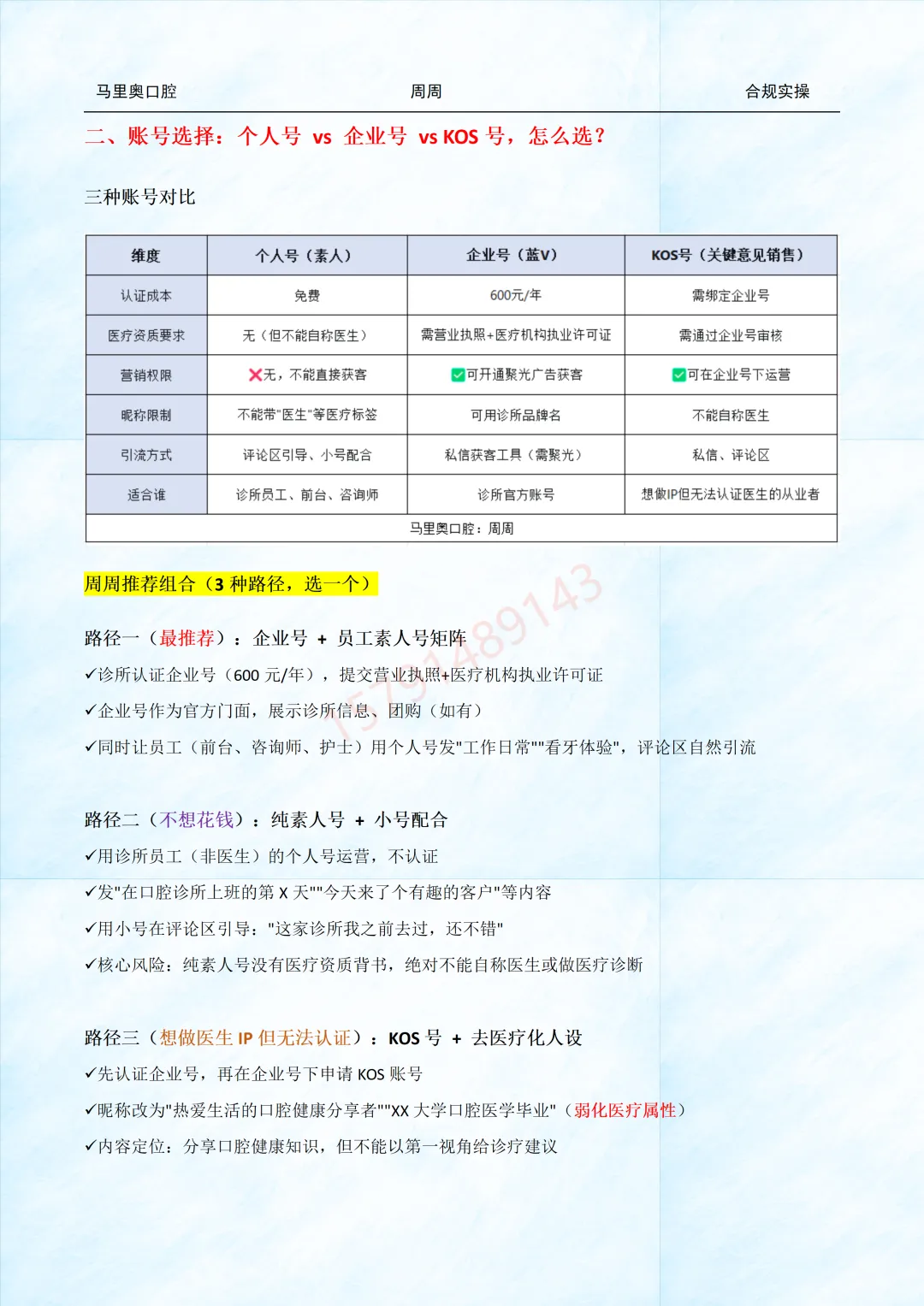 口腔-从0到1打造小红书获客体系