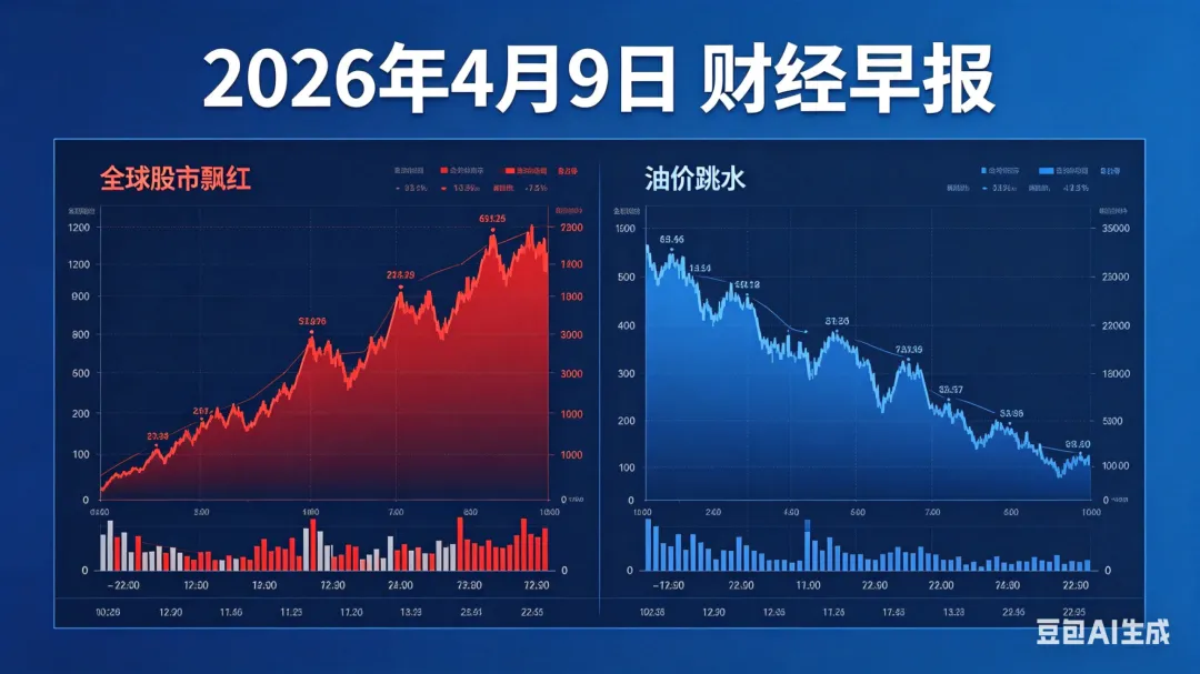 2026年4月9日钱事知多少 全球市场:地缘风险降温,油价暴跌、股市狂欢